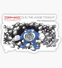 Pokemon "Poliwrath is in the house" Sticker