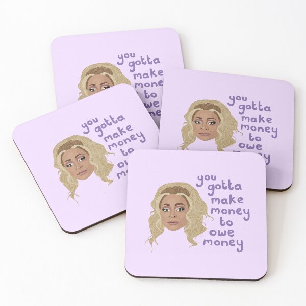 Item preview, Karen Huger - Real Houswives Of Potomac - RHOP - Make Money To Owe Money designed and sold by ponychops.