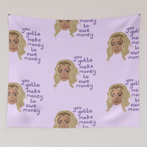 Item preview, Karen Huger - Real Houswives Of Potomac - RHOP - Make Money To Owe Money designed and sold by ponychops.