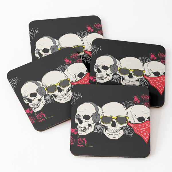 Item preview, Hear No Evil See No Evil Speak No Evil Skulls designed and sold by thehat24.