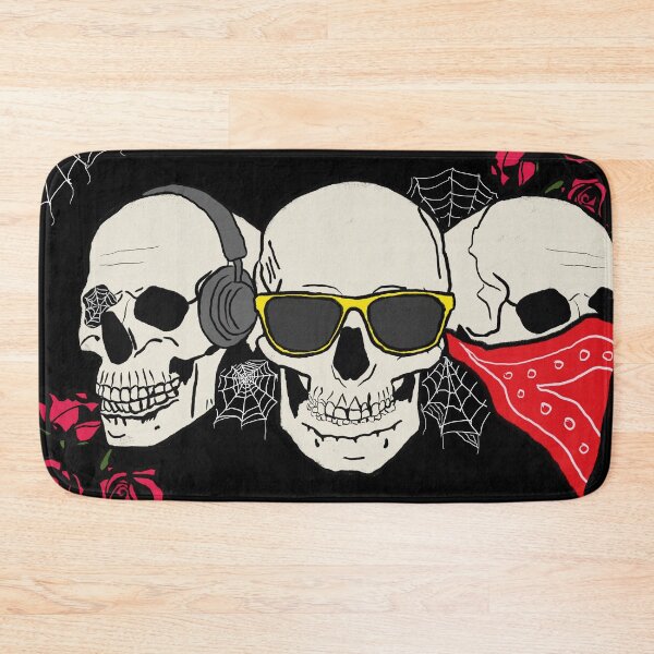 Item preview, Hear No Evil See No Evil Speak No Evil Skulls designed and sold by thehat24.
