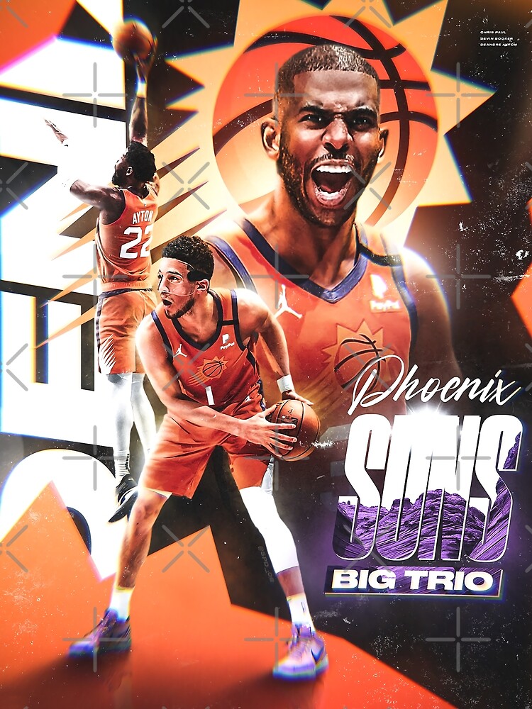 Phoenix Basketball Big 3 City Jersey - Phoenix Suns - Posters and Art  Prints