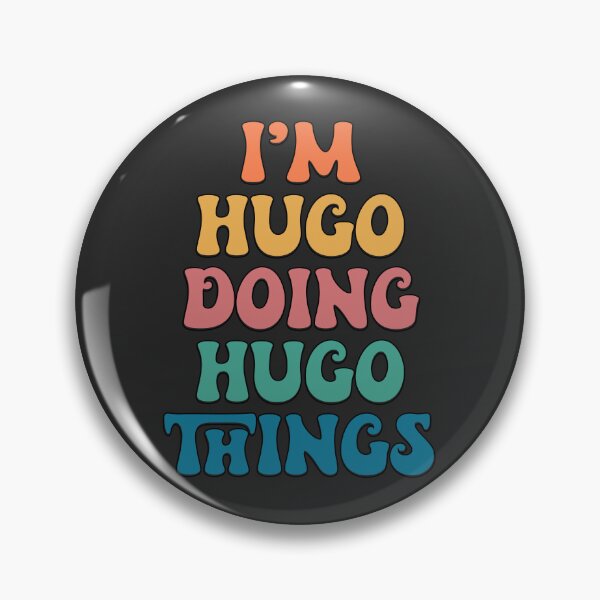 Artikelvorschau, Hugo Funny Retro First Name entworfen und verkauft von Americandude.