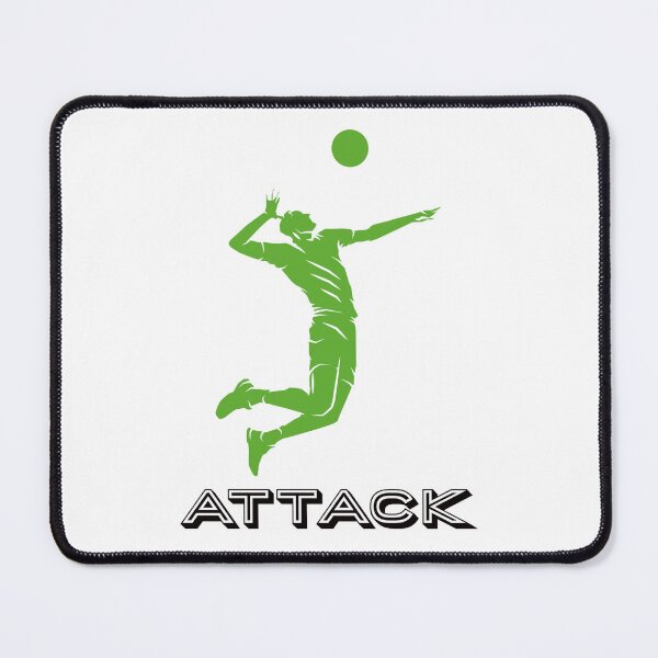 Item preview, Volleyball attack moment designed and sold by Trianglegreen.