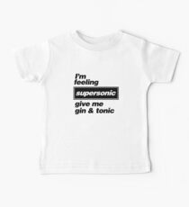 Oasis - Supersonic Lyrics design Baby Tee