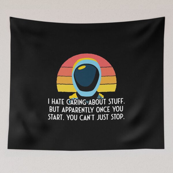 Item preview, Murderbot Diaries SecUnit Cares designed and sold by jutulen.