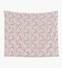 Bright Yellow and Pink Flowers Wall Tapestry