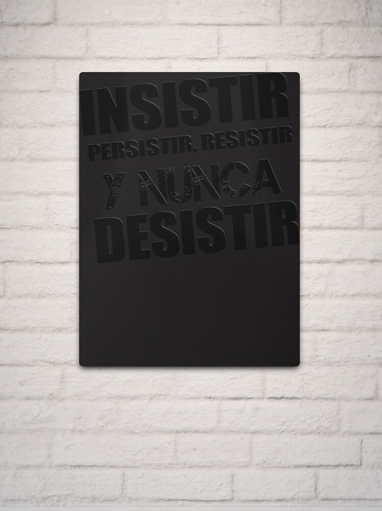 Español divertido - Funny Spanish Insistir Persistir Resistir Y Nunca  Desistir Essential T-Shirt Greeting Card for Sale by MarvinPhillip