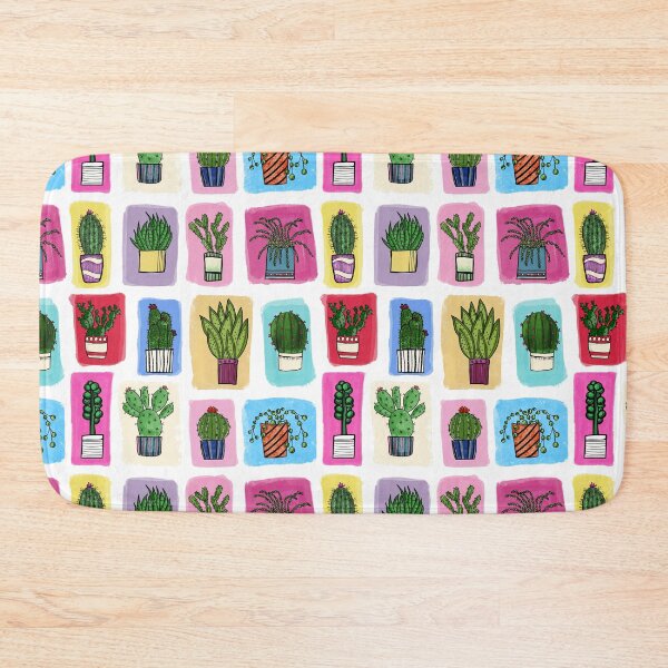 Item preview, colour block cacti designed and sold by dorisandfred.