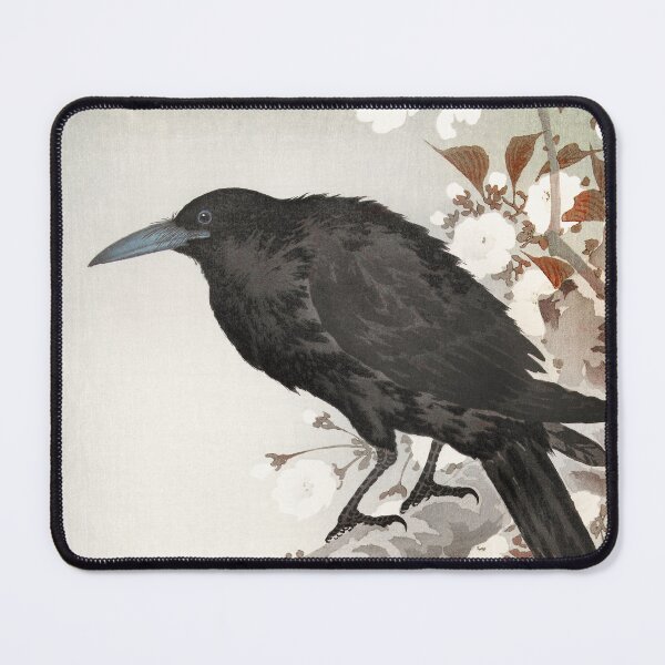 Item preview, A crow and the full moon by Ohara Koson designed and sold by see-the-fox.