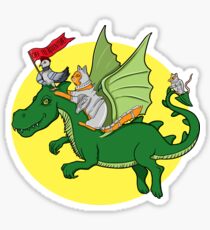 Off to adventure! Sticker