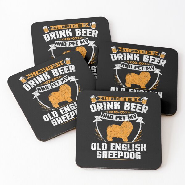 Artikelvorschau, Trinken Sie Bier-Haustier mein altes englisches Schäferhund-lustiges Hundebesitzer-Shirt entworfen und verkauft von BriefWagner.