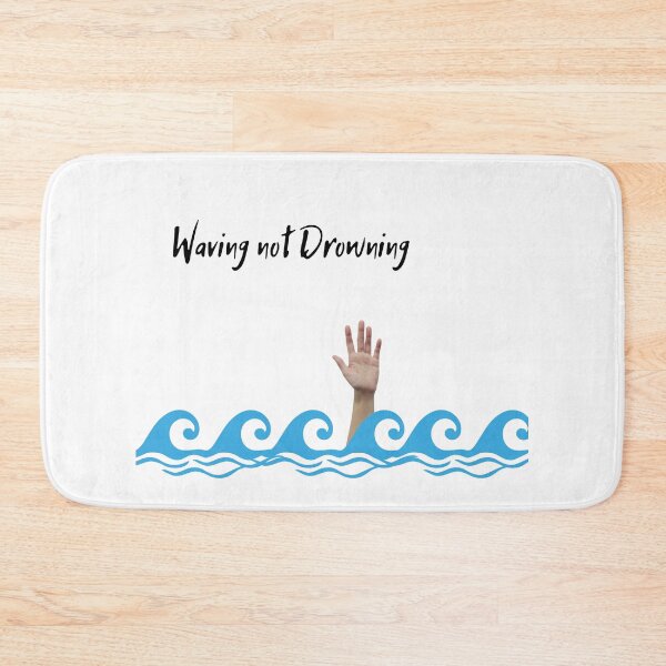 Item preview, Waving Not Drowning | Beach | Waves | Swimming designed and sold by CosmicStory.