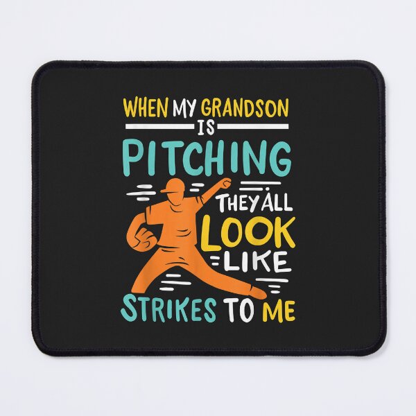 Item preview, Baseball Grandma Grandpa When My Grandson Is Pitching designed and sold by virnmjan.