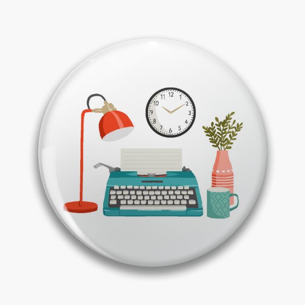 Item preview, Retro turquoise typewriter designed and sold by Cheekyleopard.