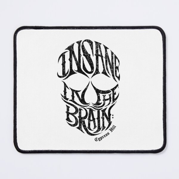 Item preview, Insane The Brain Skull Blk designed and sold by HexOne.
