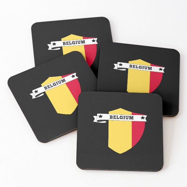 Item preview, belgium COUNTRY SHIELD, MINIMALIST belgium FLAG, I LOVE belgium , BORN IN belgium , belgium flag bad designed and sold by Maureen2420338.