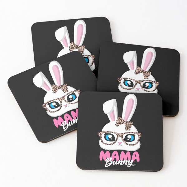 Item preview, Mama Bunny With Leopard Glasses Mom Mothers Day designed and sold by dass-art.