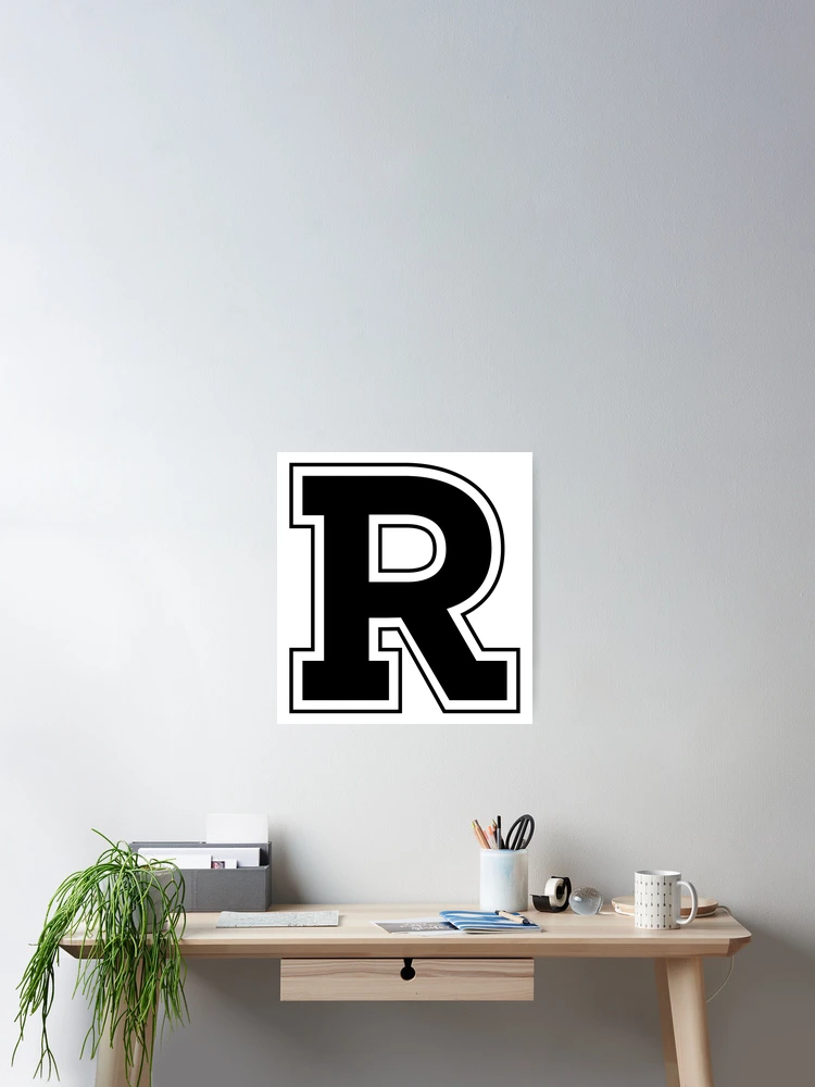 Thumbnail 2 of 3, Poster, Letter R designed and sold by PaulSDesign.