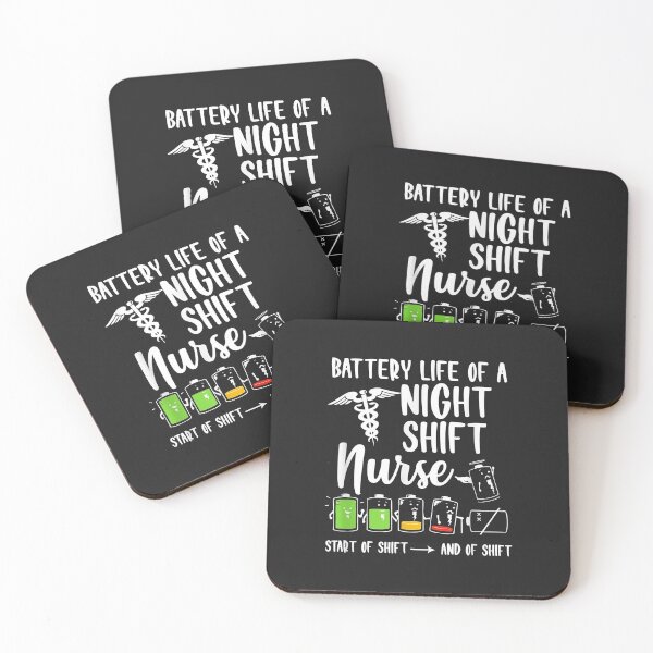 Item preview, Battery Life Of Night Shift Nurse Life Nursing Health Worker designed and sold by virnmjan.