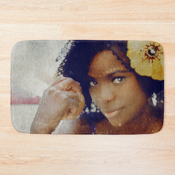 Item preview, Smiling African Woman With Flower designed and sold by IAmPhilberticus.