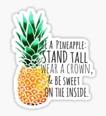 Be a Pineapple Plain Sticker