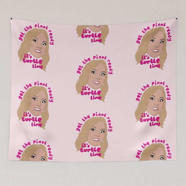 Item preview, Ramona Singer  - Real Houswives Of New York - Turtle Time Pinot Grigio designed and sold by ponychops.