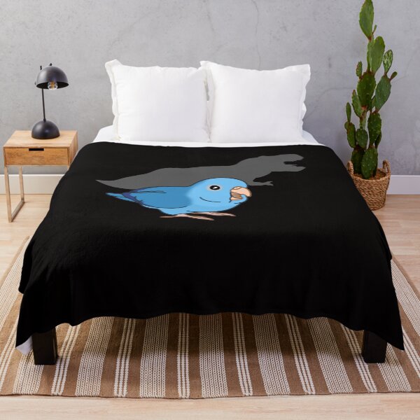 Item preview, Cute T-rex blue parrotlet doodle designed and sold by FandomizedRose.