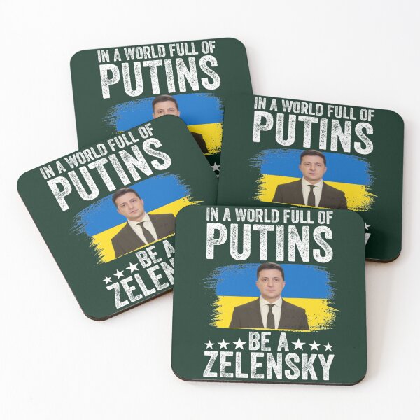 Item preview, In A World Full Of Putins Be A Zelensky  , FCK PTN, Putin Fuck Vladimir Putin Russia Russia Moscow K designed and sold by Thresholds.