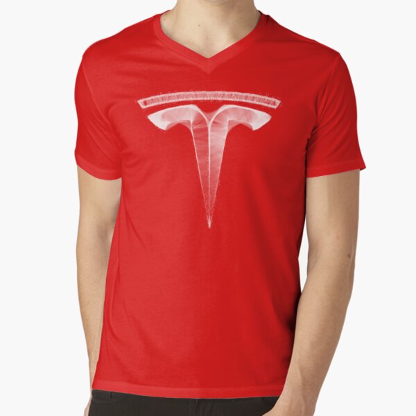 Tesla Fan Art - The Future V-Neck T-Shirt