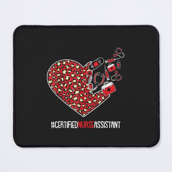 Item preview, Certified Nurse Assistant Graduation Cute Heart Leopard CNA designed and sold by virnmjan.