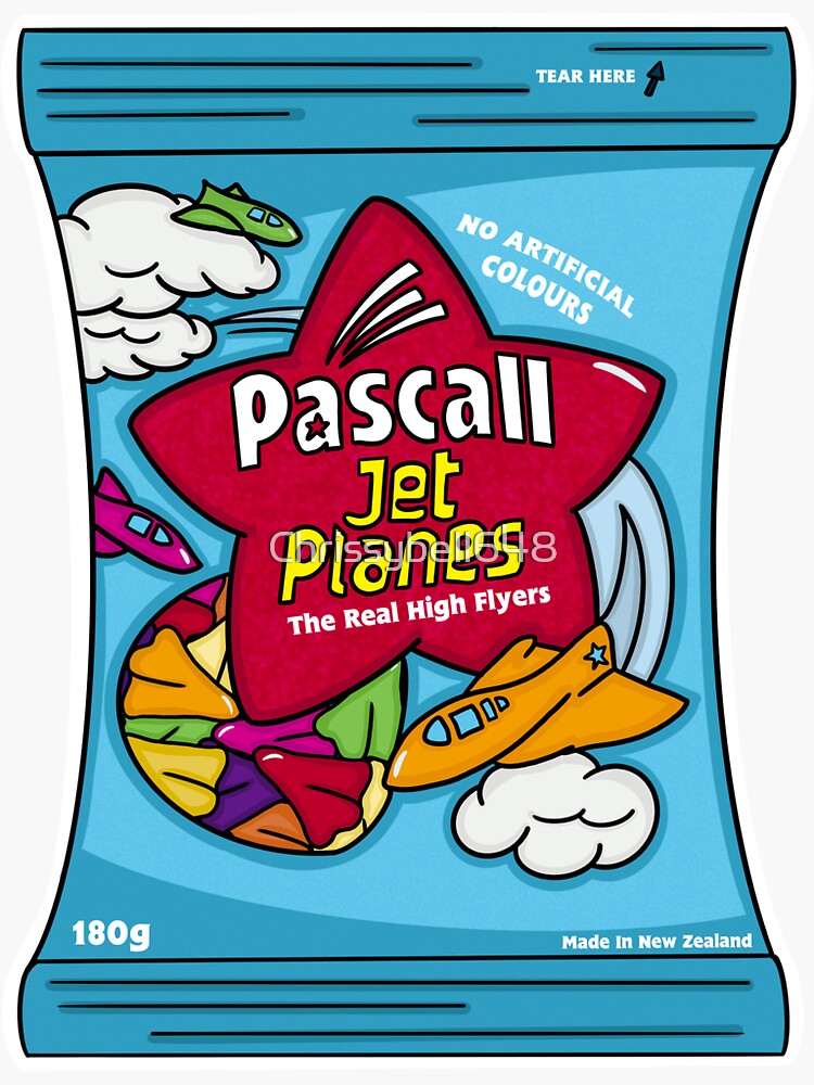 "Pascall Jet Planes" Sticker by Chrissybell648 Redbubble
