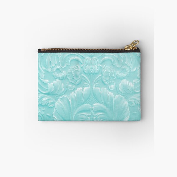 Item preview, Robin Egg Blue Tooled Leather Pattern designed and sold by TheGhostTown.