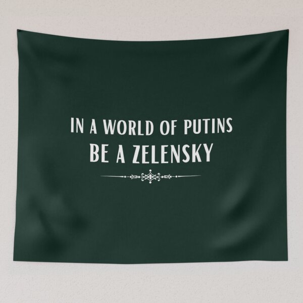 Item preview, In a World of Putins Be a Zelensky - Cлава Україні Slava Ukrayini - Slava Ukraini - Ukraini Glory to                designed and sold by Thresholds.