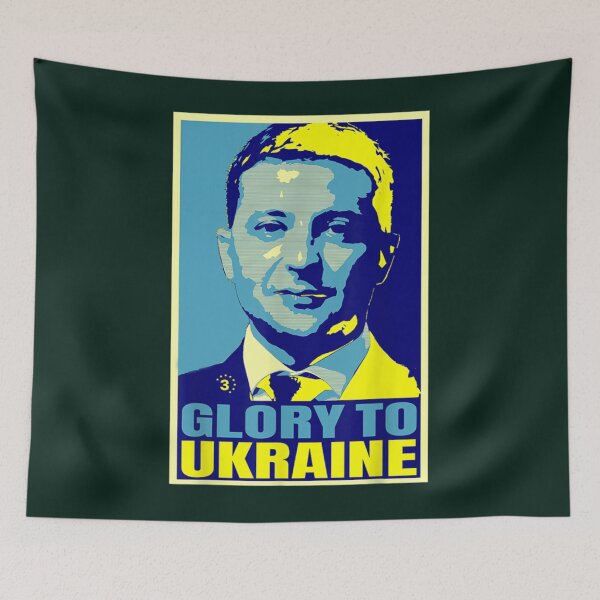 Item preview, In a World of Putins Be a Zelensky - Cлава Україні Slava Ukrayini - Slava Ukraini - Ukraini Glory to             designed and sold by Thresholds.