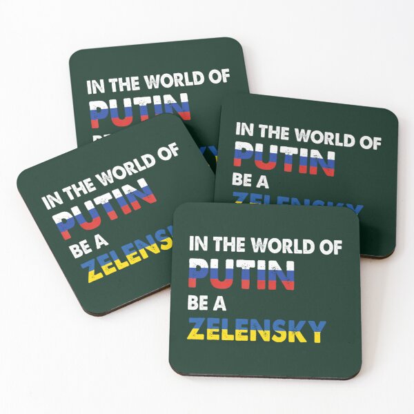 Item preview, In a World of Putins Be a Zelensky - Cлава Україні Slava Ukrayini - Slava Ukraini - Ukraini Glory to          designed and sold by Thresholds.