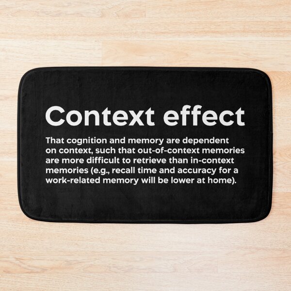 Item preview, Context effect white designed and sold by EdimQuotes.