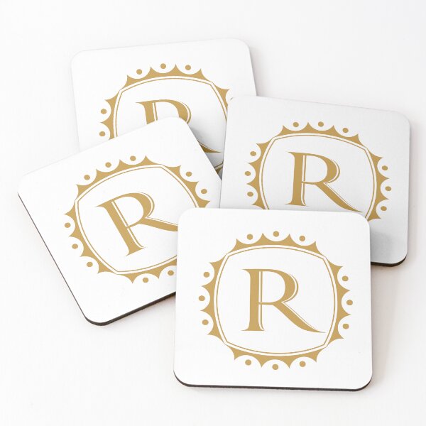 Artikelvorschau, Königlich aussehender goldener Buchstabe R entworfen und verkauft von Wiggly Lines.