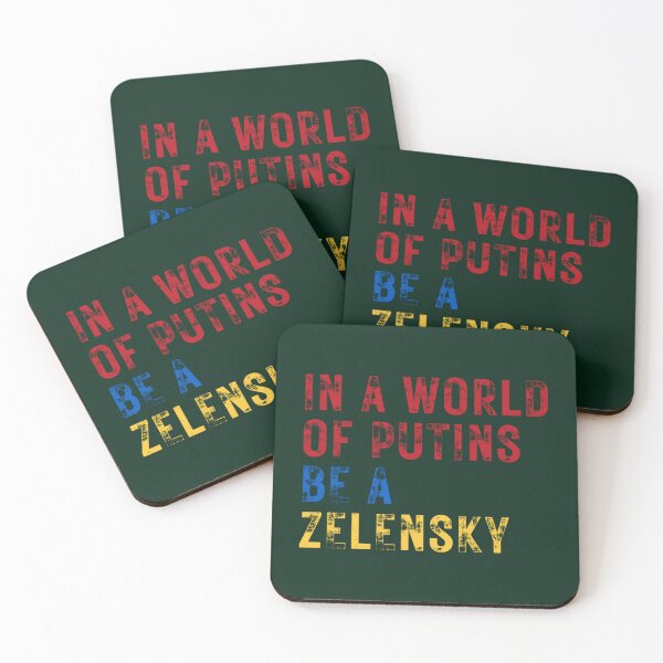 Item preview, Support Ukraine, In A World Of Putins Be A Zelensky, FCK PTN    designed and sold by Thresholds.
