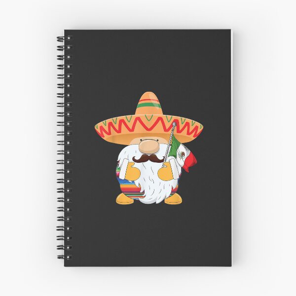 Item preview, Cinco De Mayo Mexican Gnome Wearing Sombrero Mexican Flag designed and sold by virnmjan.