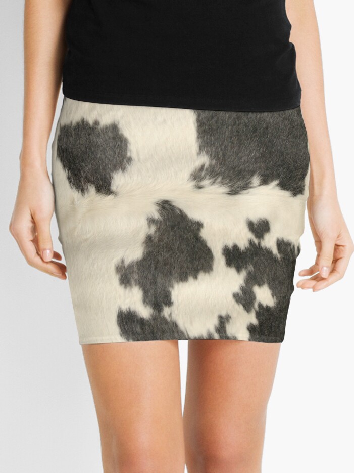 cow hide skirt