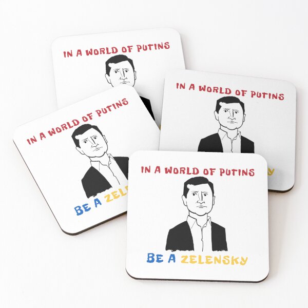 Item preview, Support Ukraine, In A World Of Putins Be A Zelensky, FCK PTN   designed and sold by Thresholds.