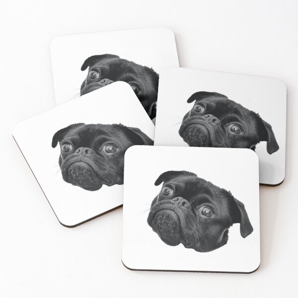 Item preview, Cute Black Pug designed and sold by Doodle-Factory.