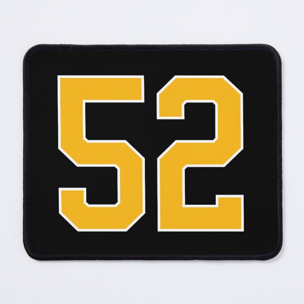 Item preview, Yellow Number 52 lucky sports jersey fifty two designed and sold by HeavyStyle.