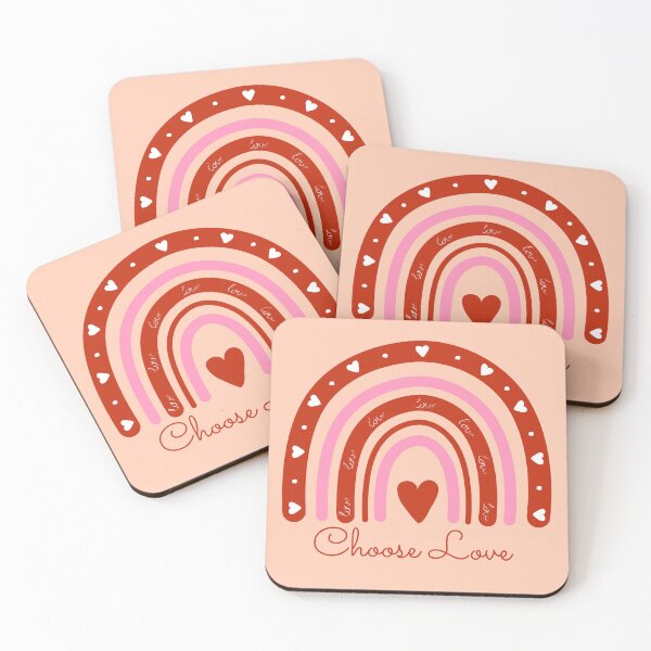 Item preview, Choose Love | Hearts and Rainbows | Love designed and sold by SpeakLifeHQ.