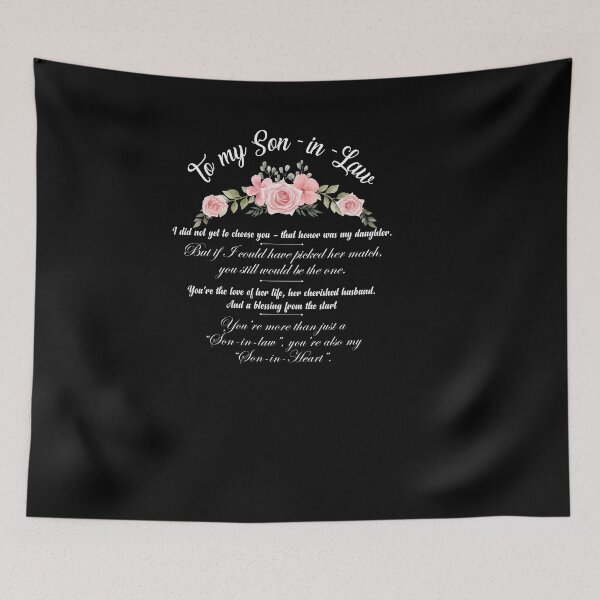 Item preview, Best Flowers Son In Law From Mother In Law Floral Birthday designed and sold by adsmod.