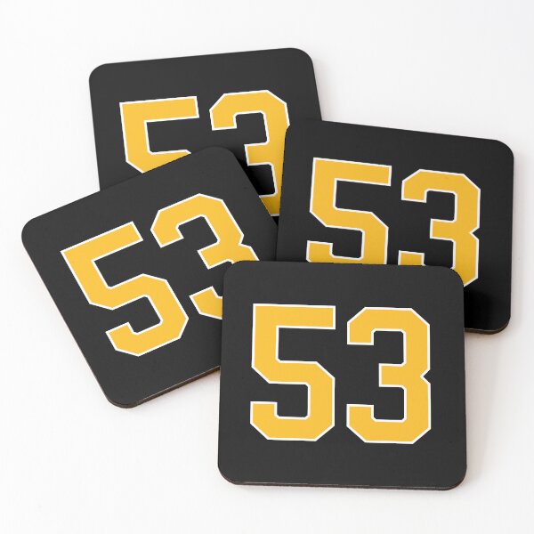 Item preview, Yellow Number 53 lucky sports jersey fifty three designed and sold by HeavyStyle.