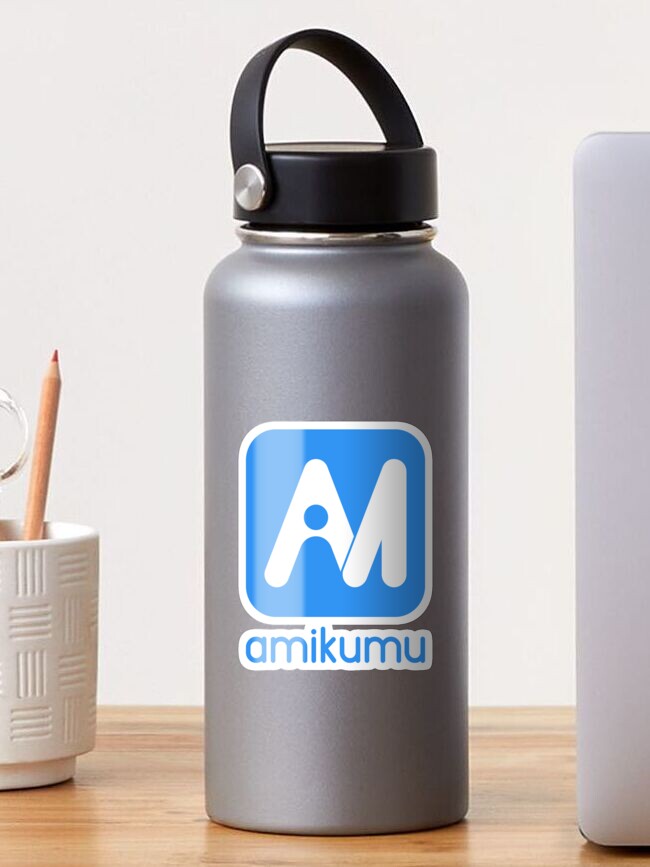 Thumbnail 1 of 3, Sticker, Amikumu logo designed and sold by amikumu.