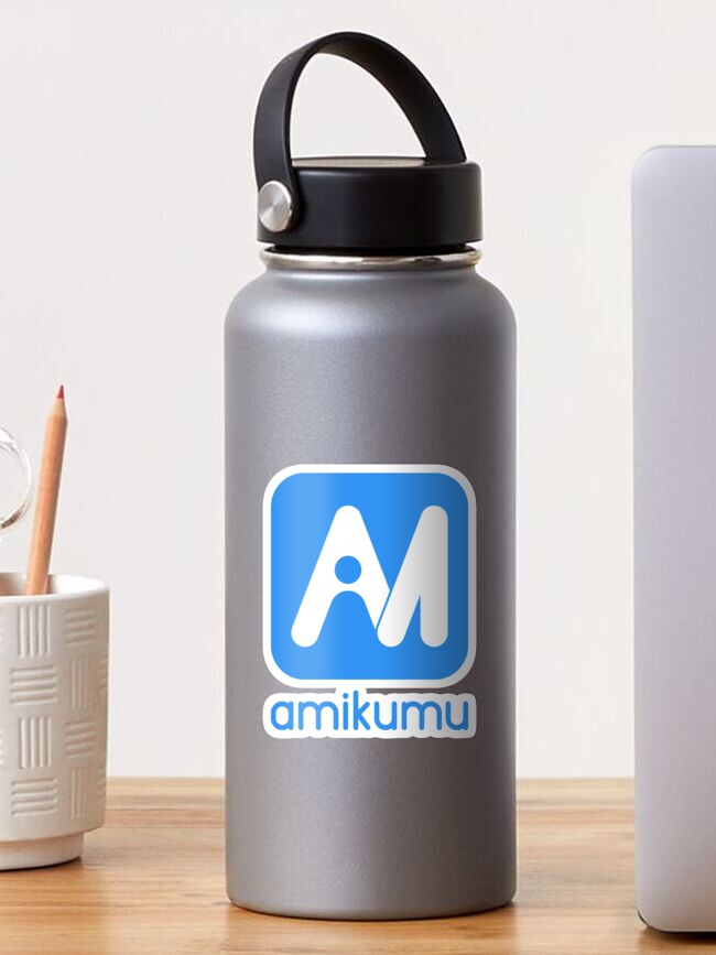 Thumbnail 1 of 3, Sticker, Amikumu logo designed and sold by amikumu.