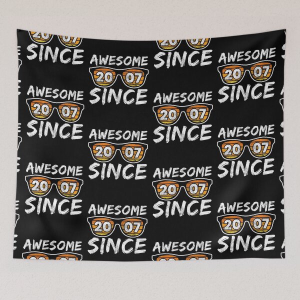 Item preview, Awesome Since 2007, Birthday Gift Idea designed and sold by FNStuff.